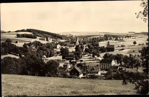 Ak Clausnitz Rechenberg Bienenmühle im Erzgebirge, Panorama