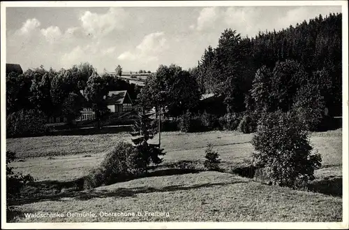 Ak Oberschöna in Sachsen, Waldschänke Oelmühle