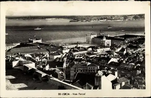 Ak Lisboa Lissabon Portugal, Vista Parcial