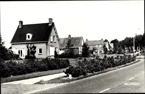 Ak Sellingen Groningen Niederlande, Straßenpartie