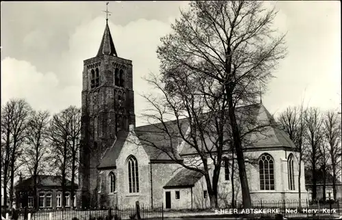 Ak 's Heer Abtskerke Zeeland, Ned. Herv. Kerk