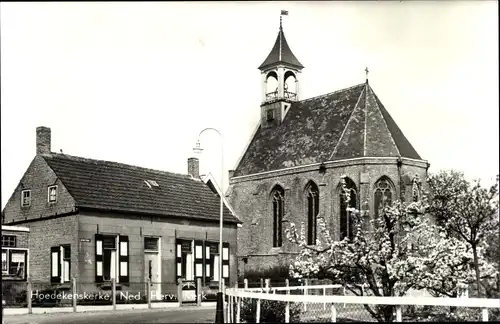 Ak Hoedekenskerke Zeeland, Ned. Herv. Kerk