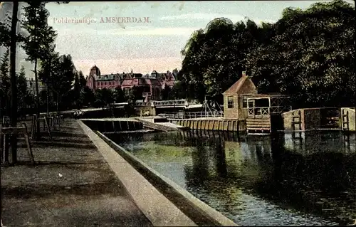 Ak Amsterdam Nordholland, Polderhuisje