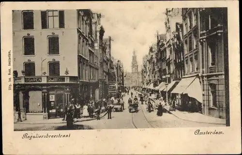 Ak Amsterdam Nordholland, Reguliersbreestraat