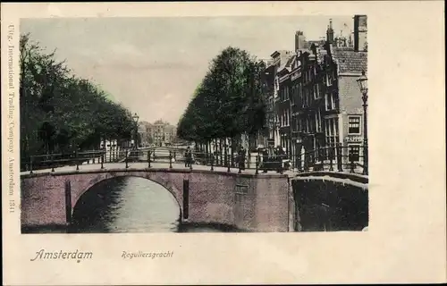 Ak Amsterdam Nordholland, Reguliersgracht