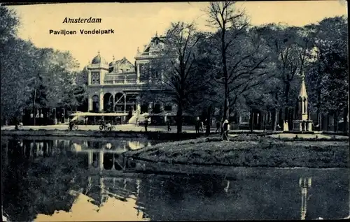 Ak Amsterdam Nordholland Niederlande, Paviljoen Vondelpark