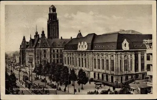 Ak Rotterdam Südholland Niederlande, Coolsingel Boulevard
