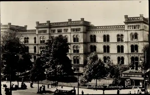 Ak Rotterdam Südholland Niederlande, Ziekenhuis Coolsingel, Geschäftsstelle KLM