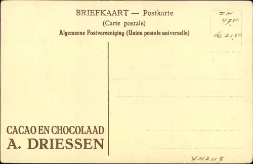 Ak Rotterdam Südholland Niederlande, Oproer 3 Maart 1784, Gezicht op de Baanstraat