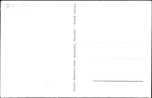 Ak Rotterdam Südholland Niederlande, Gelderschekade