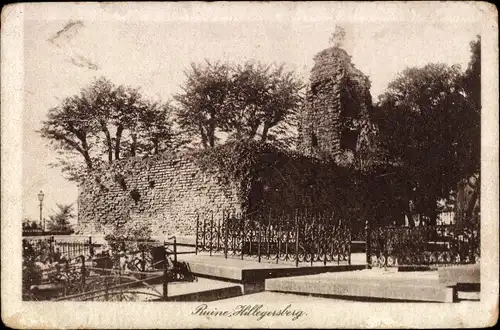 Ak Rotterdam Südholland Niederlande, Kasteel van Hillegersberg, Ruine