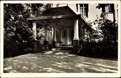 Ak Overschie Rotterdam Südholland, Conferentieoord De Tempel, Delftweg 186, Ingang