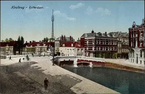 Ak Rotterdam Südholland Niederlande, Heulbrug