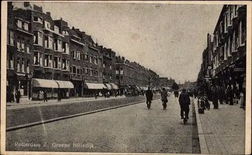 Ak Rotterdam Südholland Niederlande, Groene Hilledijk