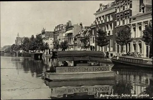 Ak Rotterdam Südholland Niederlande, Schie met pontje