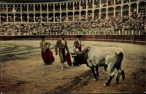 Ak Stierkampf, Corrida de Toros, Estocada