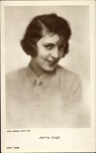 Ak Schauspielerin Jenny Jugo, Portrait, Ross Verlag 3007/1