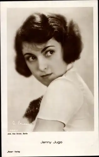 Ak Schauspielerin Jenny Jugo, Portrait, Ross Verlag 3418/2