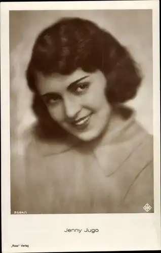 Ak Schauspielerin Jenny Jugo, Portrait, Ross Verlag