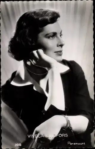 Ak Schauspielerin Viveca Lindfors, Portrait