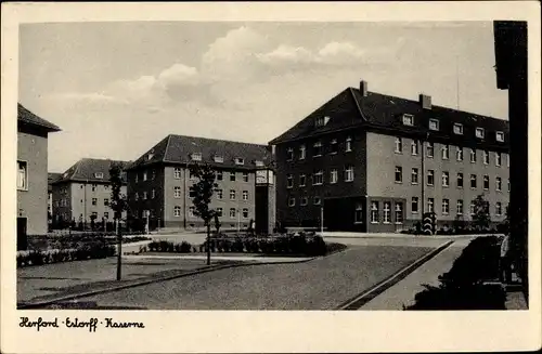 Ak Herford in Westfalen, Kaserne