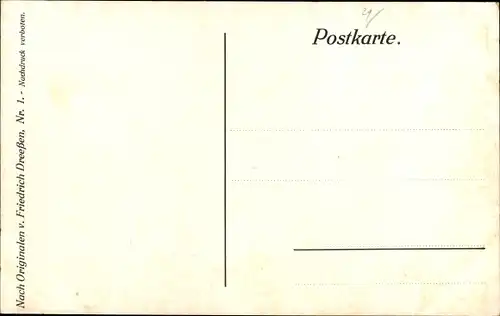 Künstler Ak Dreeßen, Friedrich, Nordseeinsel Helgoland, hier dichtete Hoffmann v. Fallersleben