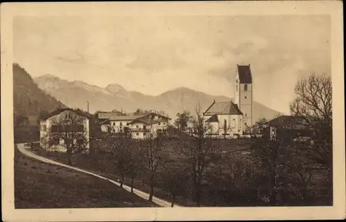 Ak Rossholzen Roßholzen Samerberg in Oberbayern, Ort auf dem Samerberg, Wendelsteingruppe