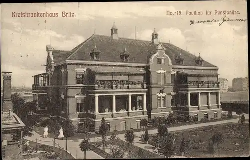 Ak Berlin Britz, Kreiskrankenhaus, Pavillon für Pensionäre