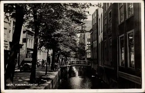 Ak Delft Südholland Niederlande, Voldersgracht