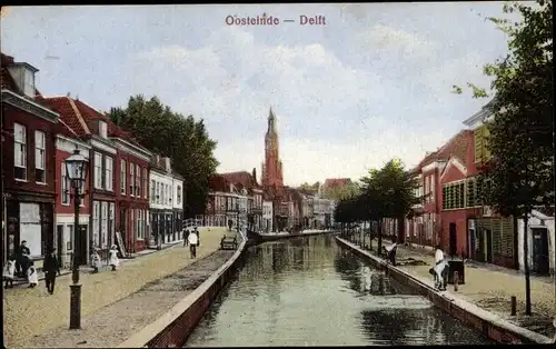 Ak Delft Südholland Niederlande, Oosteinde