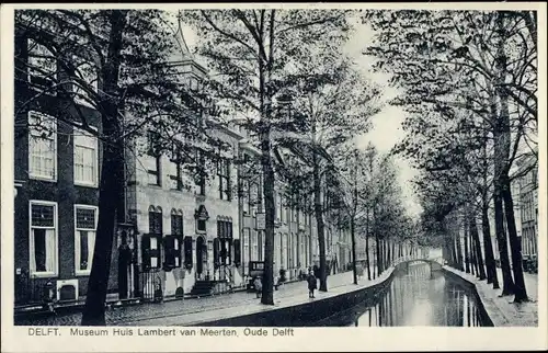 Ak Delft Südholland Niederlande, Museum Huis Lambert van Meerten