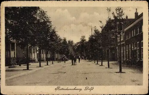 Ak Delft Südholland Niederlande, Rotterdamscheweg