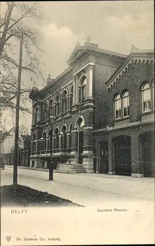 Ak Delft Südholland Niederlande, Societeit Phoenix