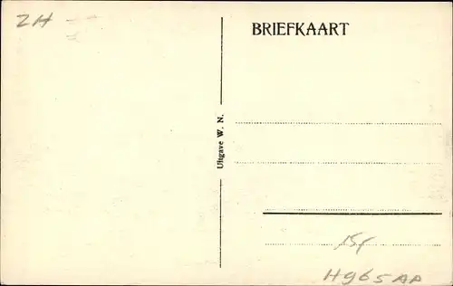 Ak Schiedam Südholland Niederlande, Emmastraat