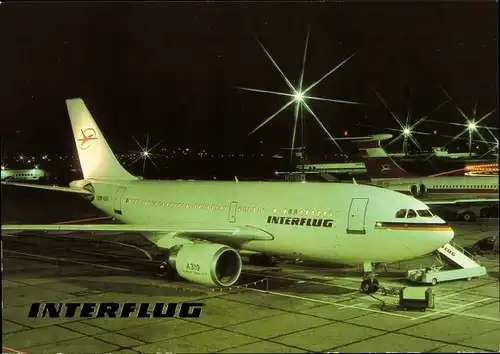 Ak Passagierflugzeug Interflug, Airbus A310, Flughafen