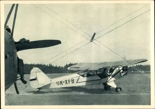 Ak Aeroklub Ceskoslovenskej republiky w akcji Kridla vsetkym, Letadlo Piper Cup