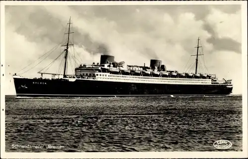 Ak Dampfschiff Bremen, Norddeutscher Lloyd