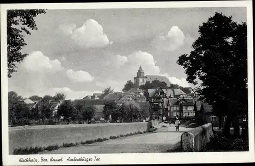 Ak Kirchhain in Hessen, Amöneburger Tor