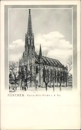 Ak München, Maria Hilf Kirche