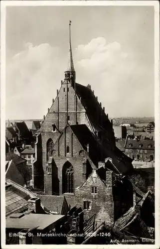 Ak Elbląg Elbing Westpreußen, Marienkirche