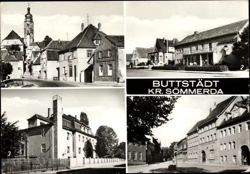 Ak Buttstädt in Thüringen, Freiheitstraße, Lohstraße, Städtisches Krankenhaus, Rooseveltstraße