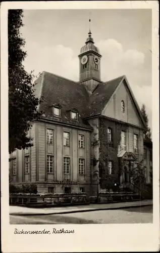 Ak Birkenwerder in Brandenburg, Rathaus