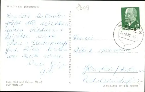 Ak Wilthen in der Oberlausitz, Panorama