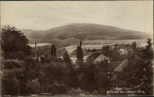 Ak Löbau in der Oberlausitz Sachsen, Blick auf den Löbauer Berg