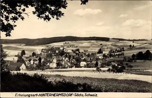 Ak Hinterhermsdorf Sebnitz Sachsen, Panorama