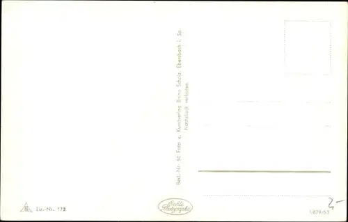 Ak Schirgiswalde in Sachsen, Straßenpartie, Hotel