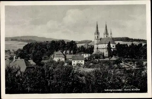 Ak Schirgiswalde in Sachsen, Kath. Kirche