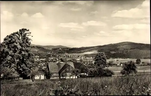 Ak Schirgiswalde in Sachsen, im Hintergrund Crostau