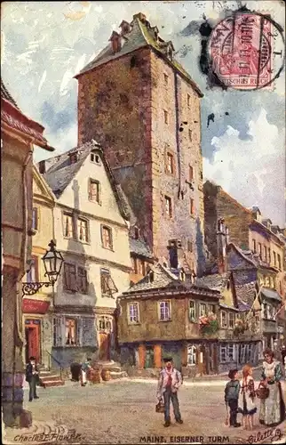 Künstler Ak Flower, Charles, Mainz, Eiserner Turm, Nr. 187 B