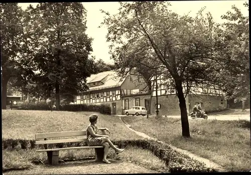 Ak Kurort Hartha Hintergersdorf Tharandt im Erzgebirge, Ferienheim Talmühle